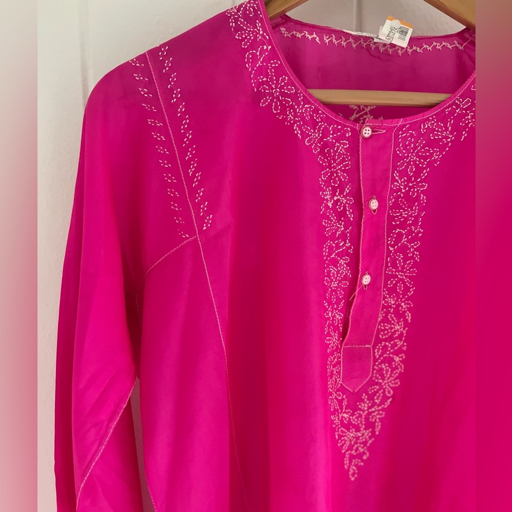 Calypso Christiane Celle Embroidered Tunic